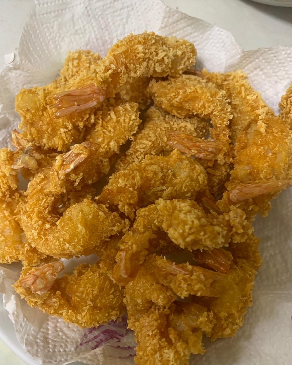 面包糠炸虾