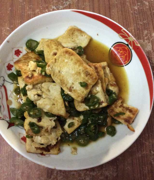 家常煎豆腐