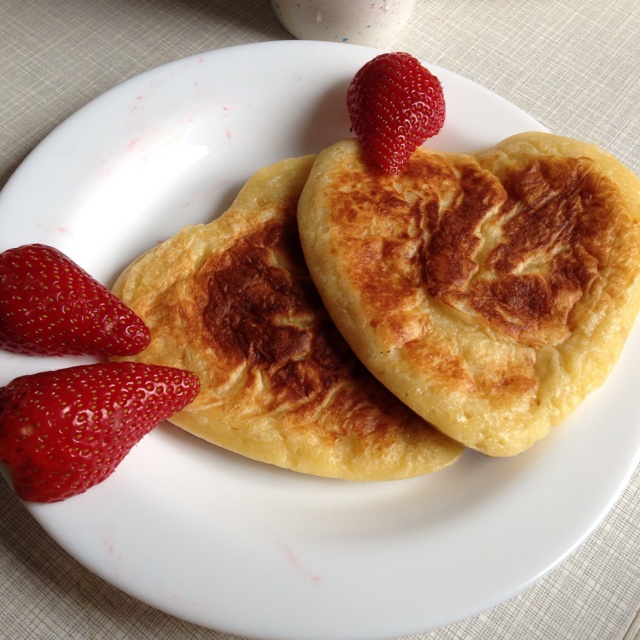 草莓松饼