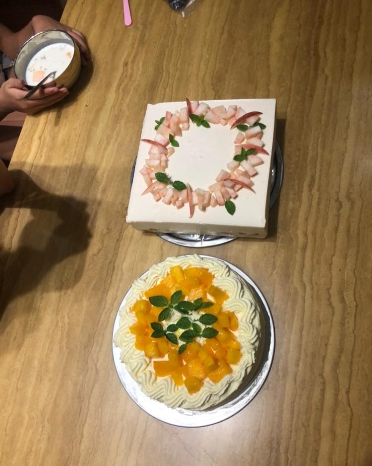 夏恬蜜桃乳酪慕斯蛋糕（6寸）