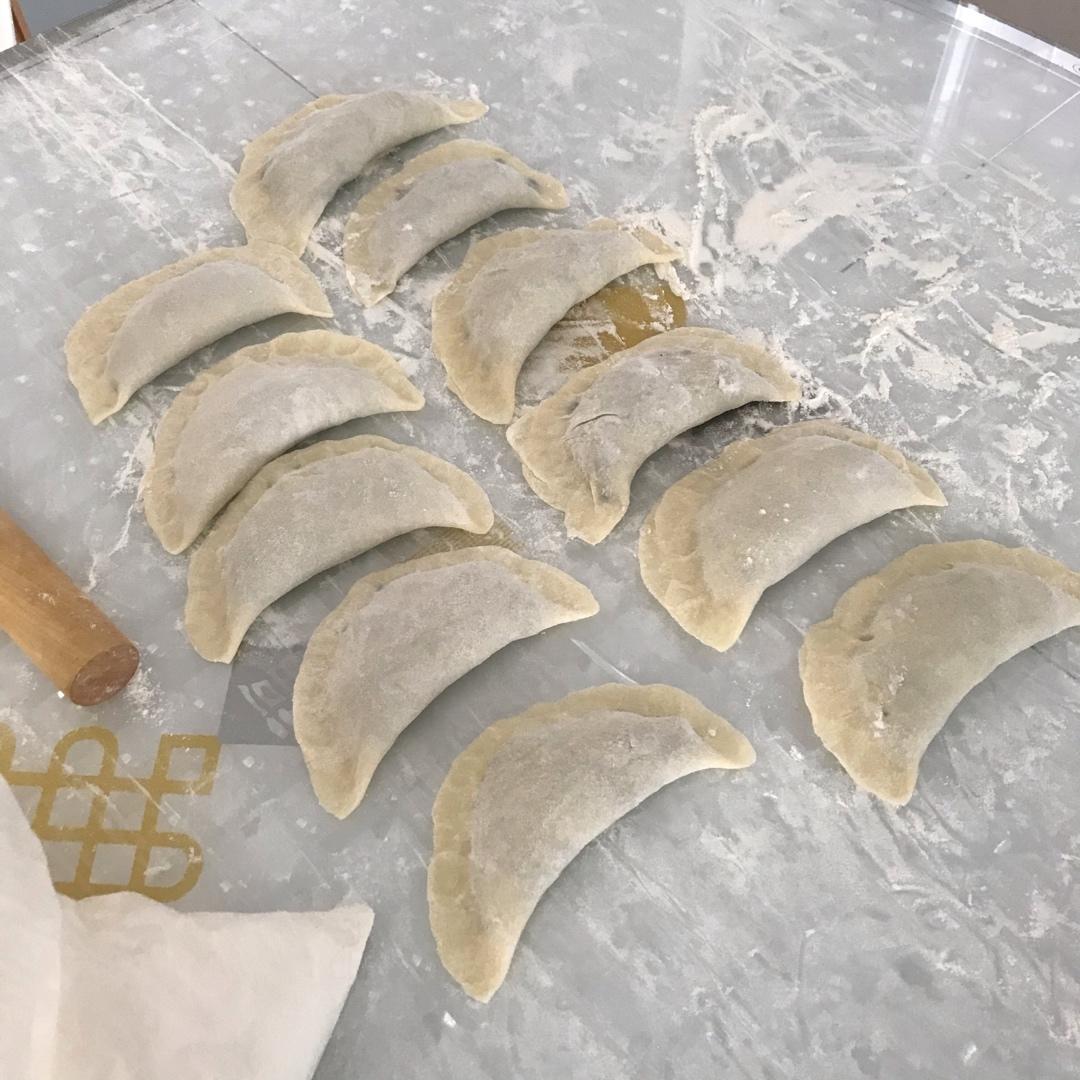 油炸韭菜饺子