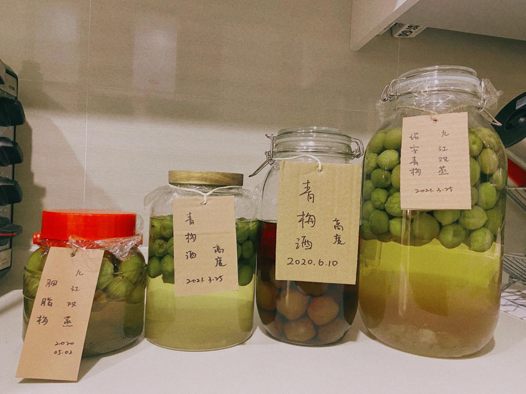 青梅酒·梅子露·梅酱（附各种日本梅酒配料表和不同糖的对比）