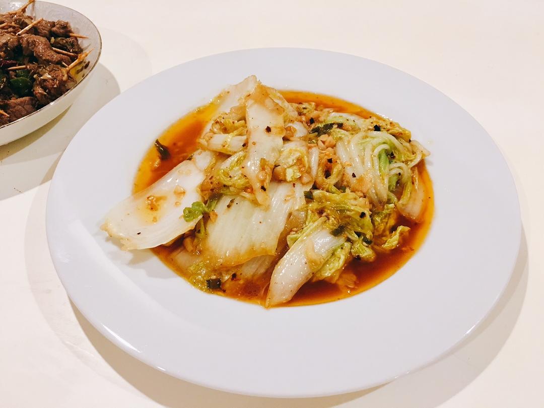 在家炒出街头小馆风味的炝炒圆白菜