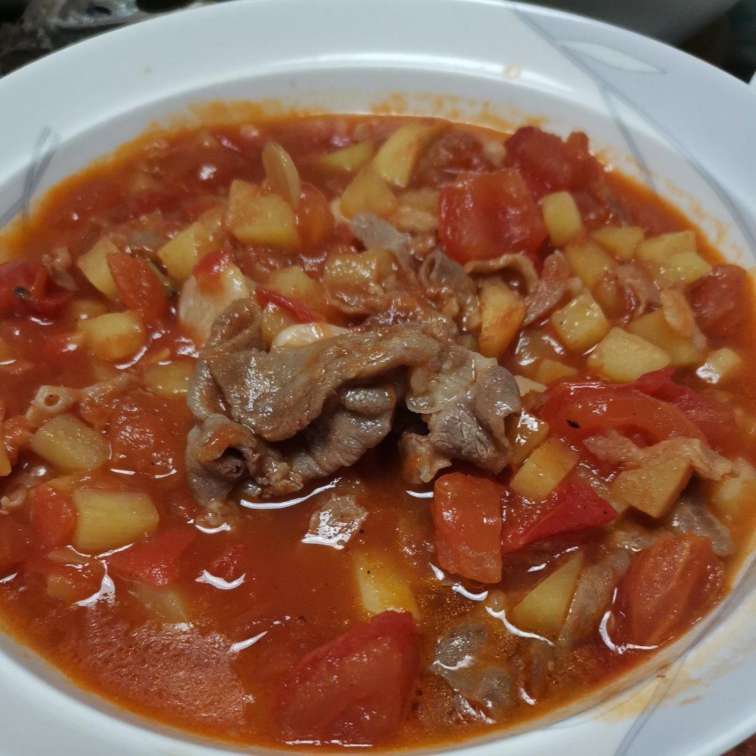 冬季暖身番茄肥牛煲