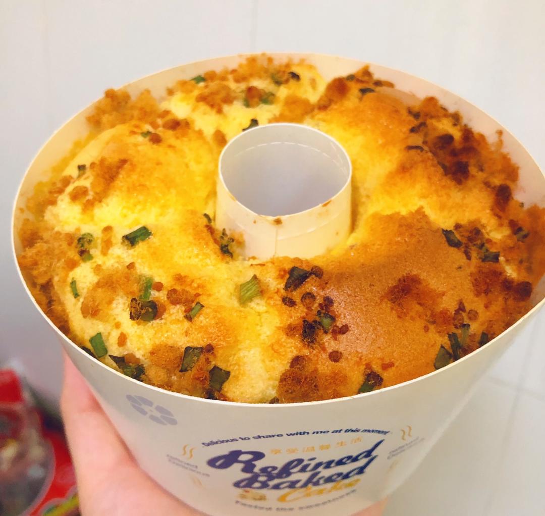 香葱肉松戚风蛋糕