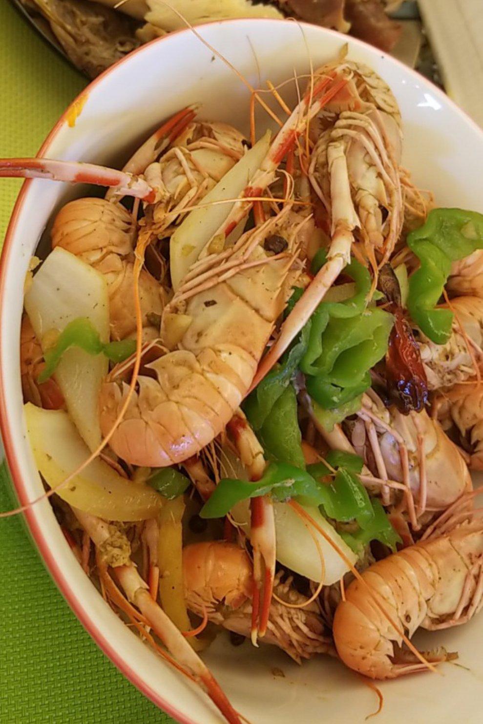 88小可爱88做的秘制海鳌虾