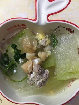 潮汕版冬菜冬瓜丸子汤的做法 步骤5