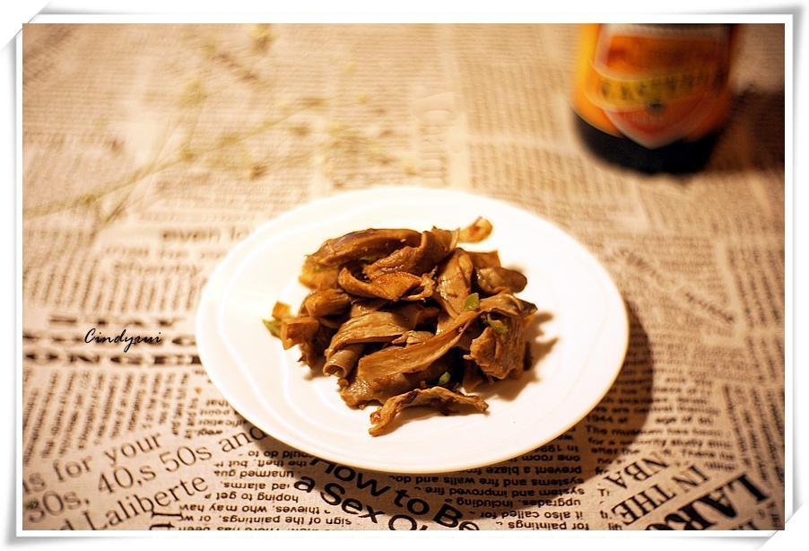 炒蘑菇的做法