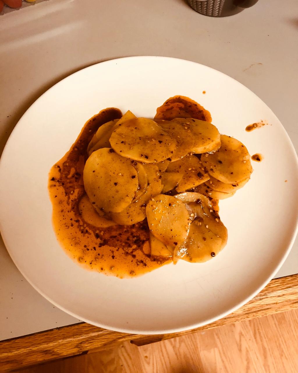 兰州风味麻辣土豆片（又名：通渭路土豆片、马三洋芋片）