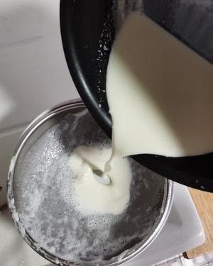 姜糖膏红豆双皮奶的做法 步骤6