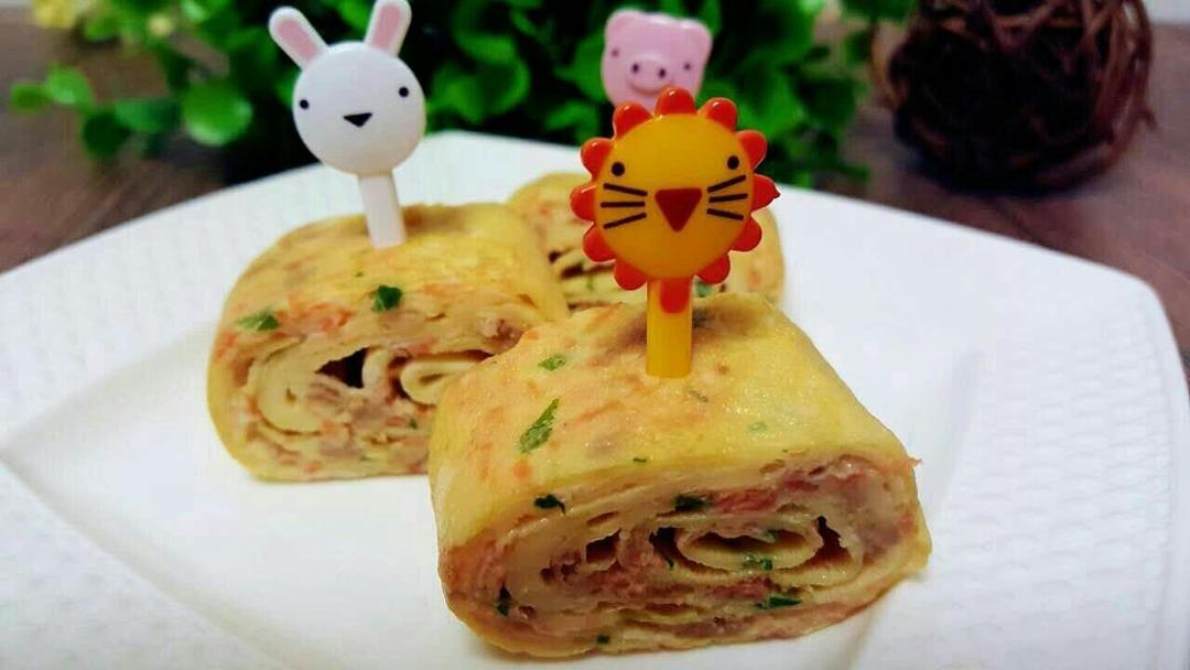 宝宝们最爱的营养餐。。。厚蛋烧