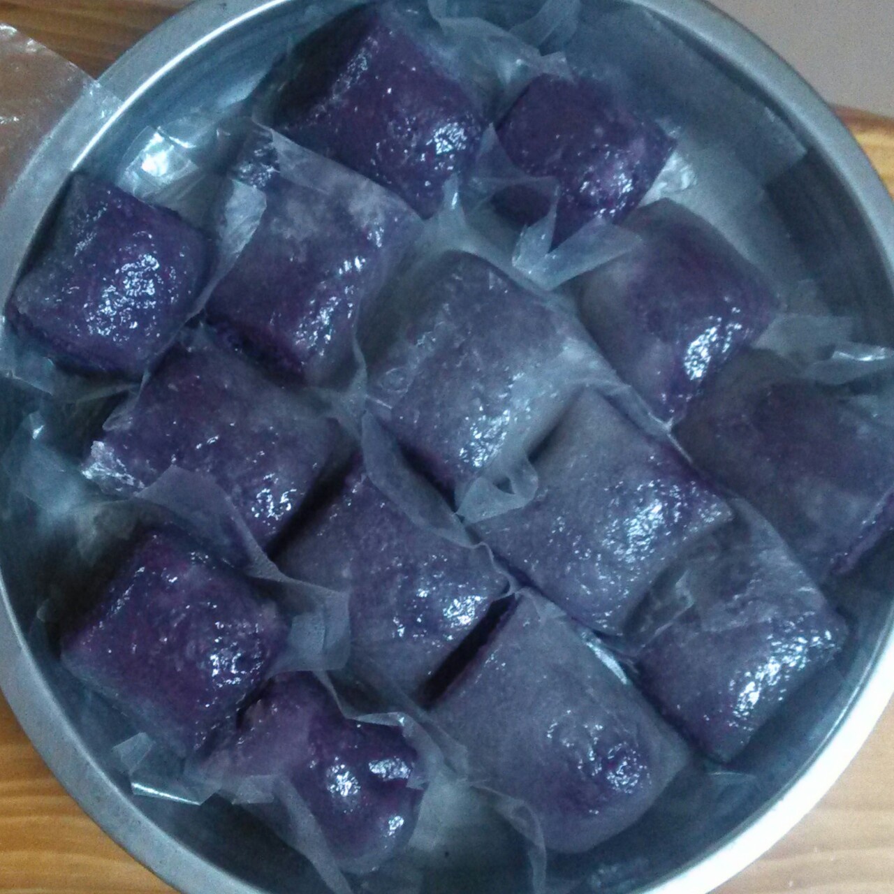 水晶紫薯糕