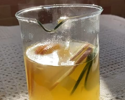 苹果热橙柠檬水
