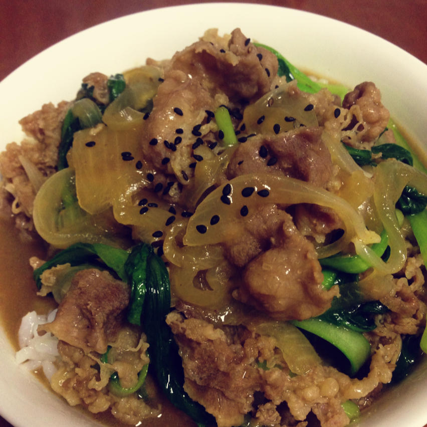 洋葱肥牛饭