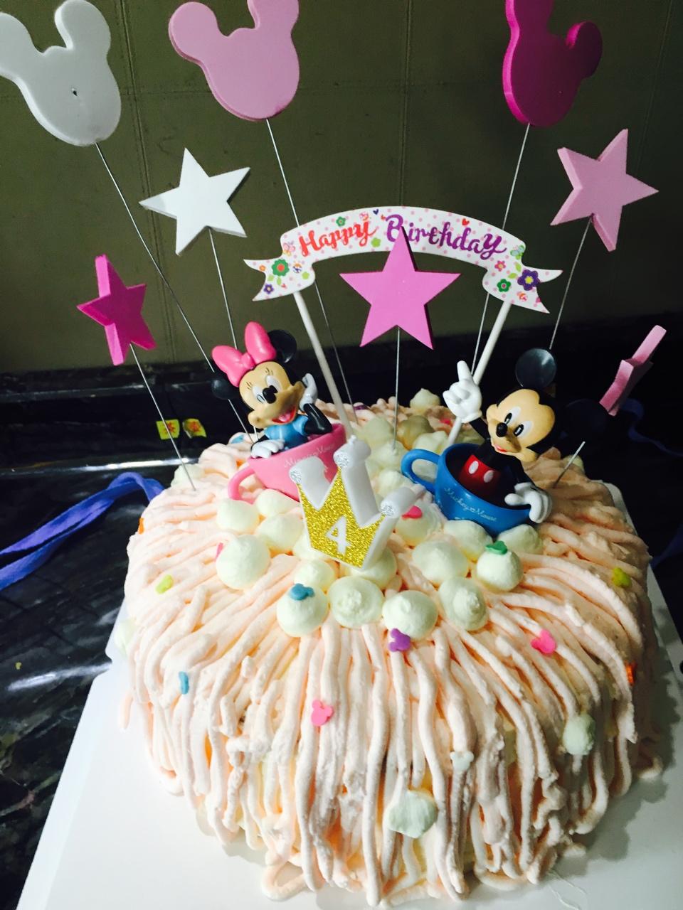 简单好看的米奇蛋糕