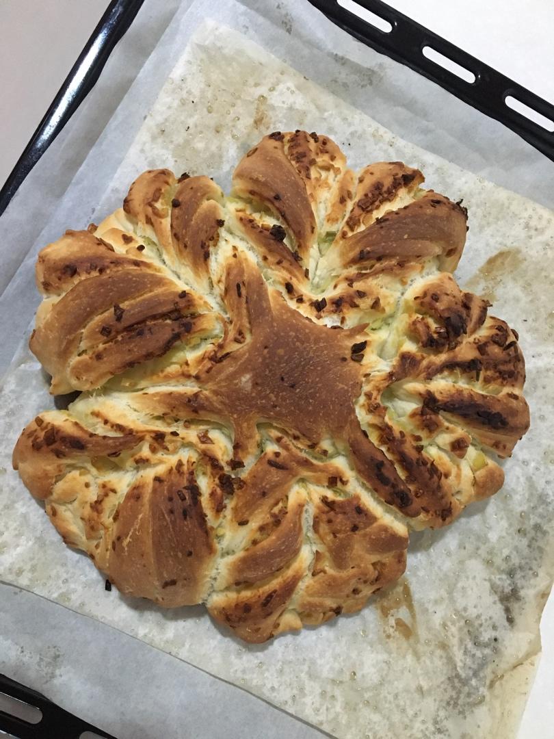 【小高姐】蒜香浓郁 造型优美 不用揉出手膜的面包