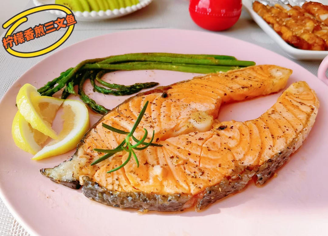 香煎三文鱼
