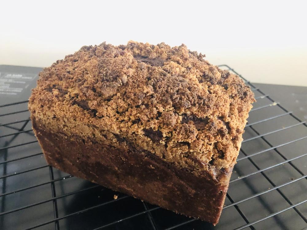 摩卡花生酥全麦快手面包丨健康·烘焙