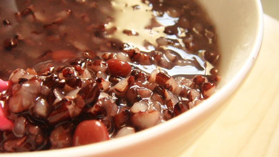 红豆紫米粥的做法
