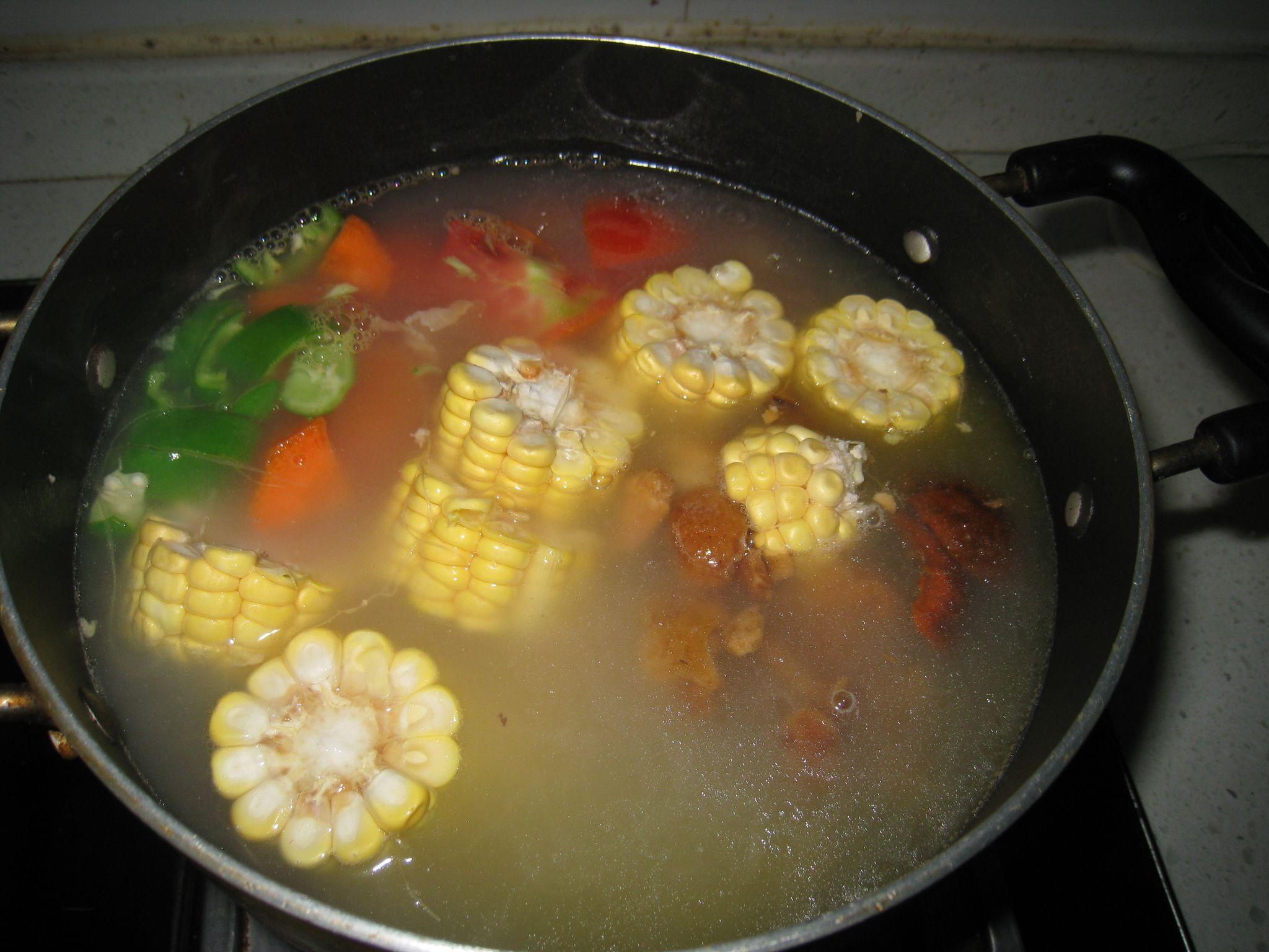 云腿野菌蔬菜汤的做法 步骤6