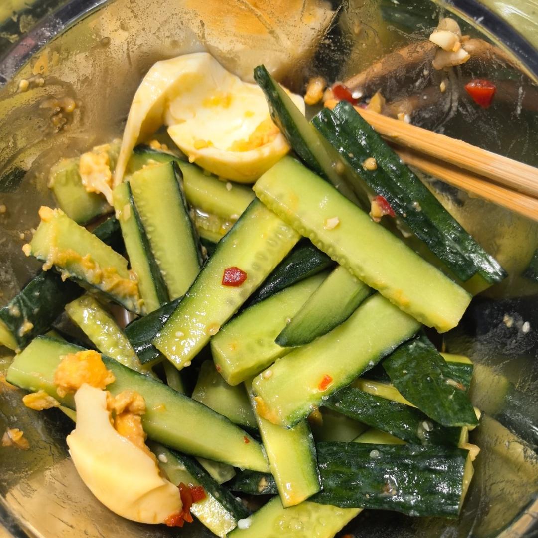 减脂一定要吃的凉拌虾仁黄瓜🦐