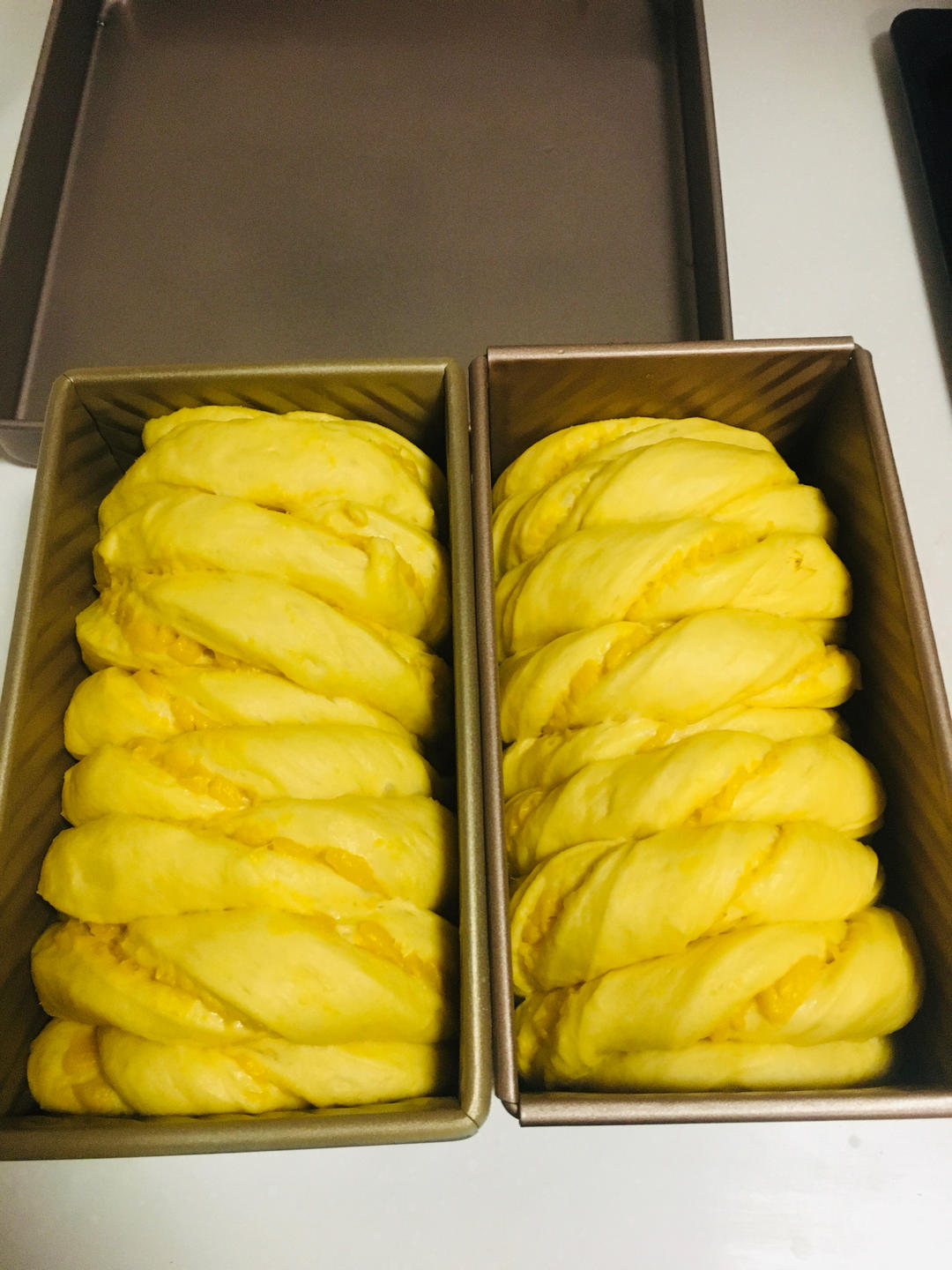 加倍南瓜吐司！柔软且金黄非常有食欲！