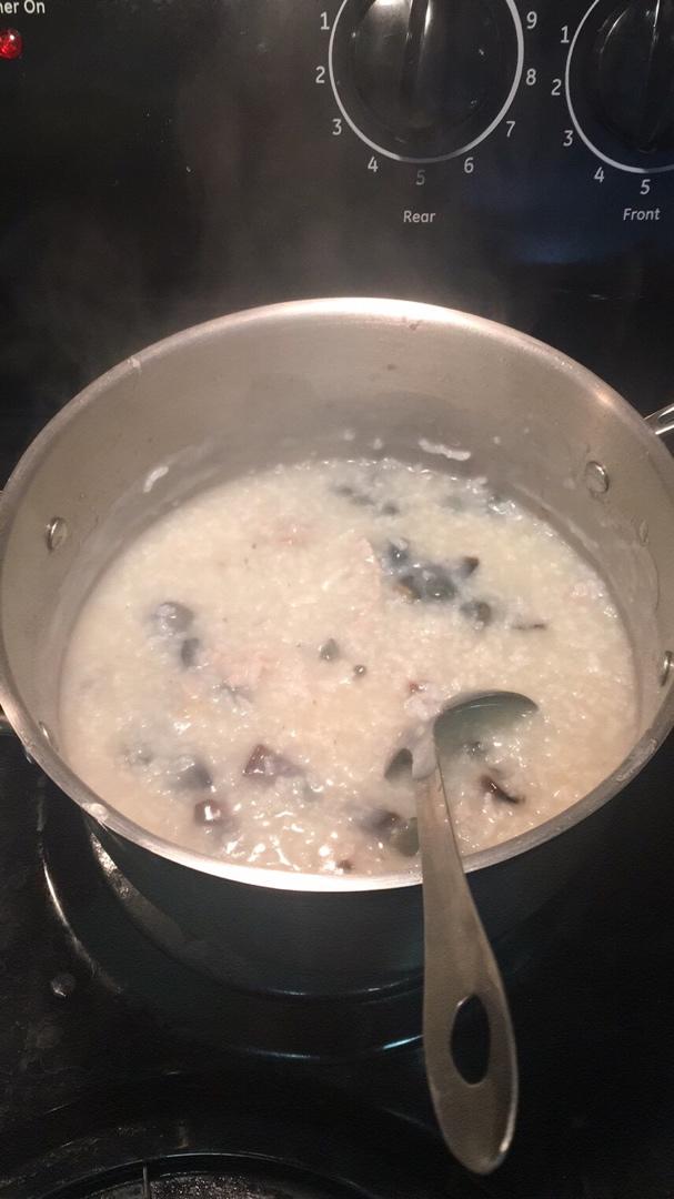 十五分钟快手之香滑皮蛋瘦肉粥(附五分钟电饭煲电压力锅更快捷方法)