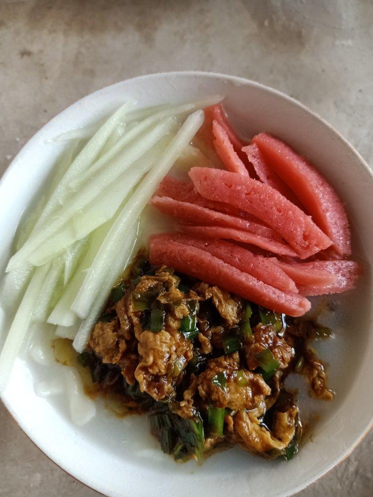 🌈韭菜鸡蛋打卤面