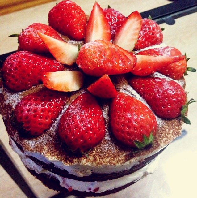 奥利奥水果奶油蛋糕