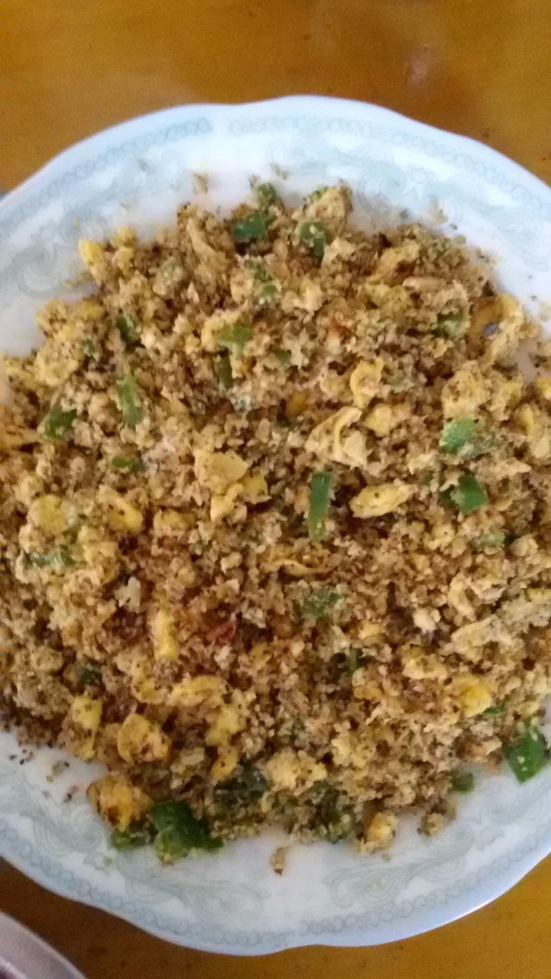 素炒豆渣