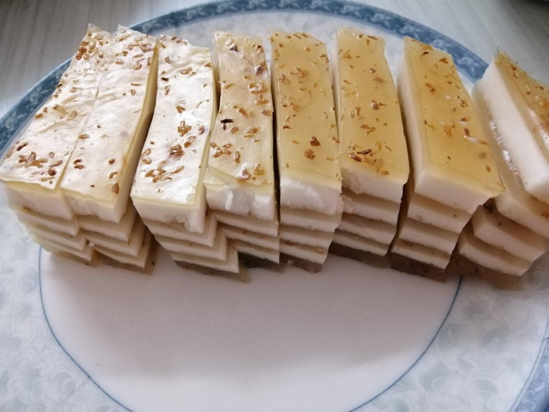 桂花千层马蹄糕