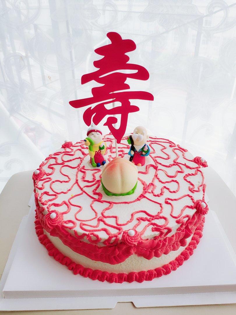 中国风祝寿蛋糕