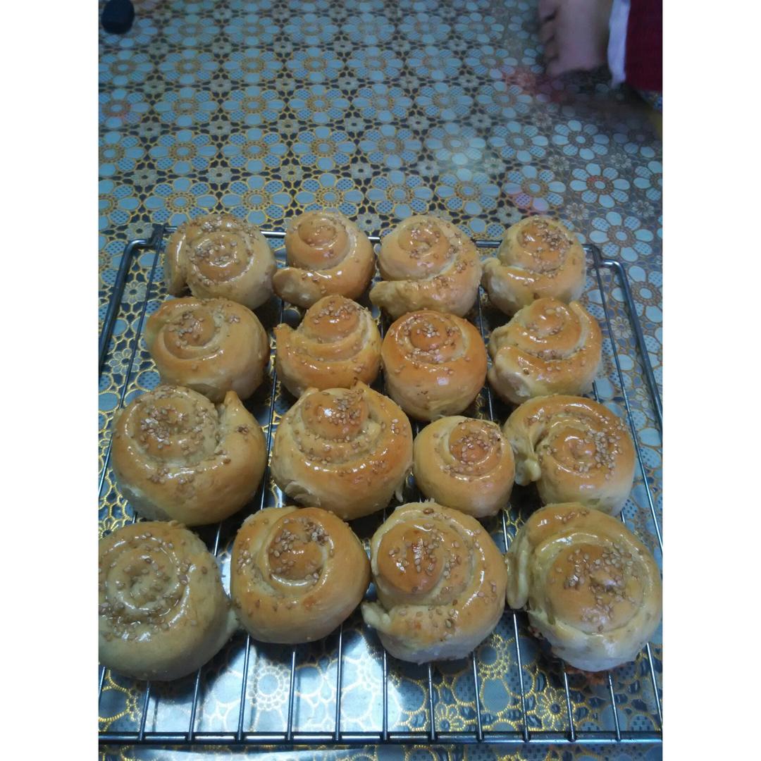 奶油蜂蜜小面包