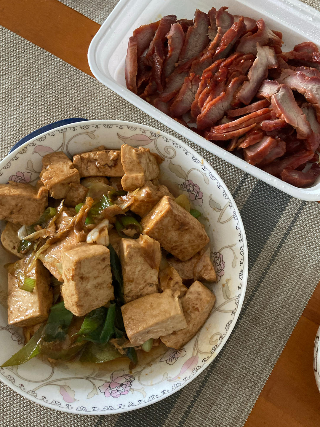 大葱烧豆腐