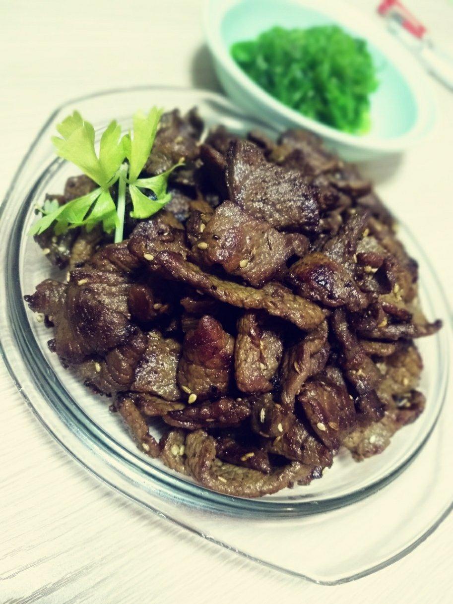 姥姥的香辣孜然牛肉—每周必做（可做牙签牛肉）