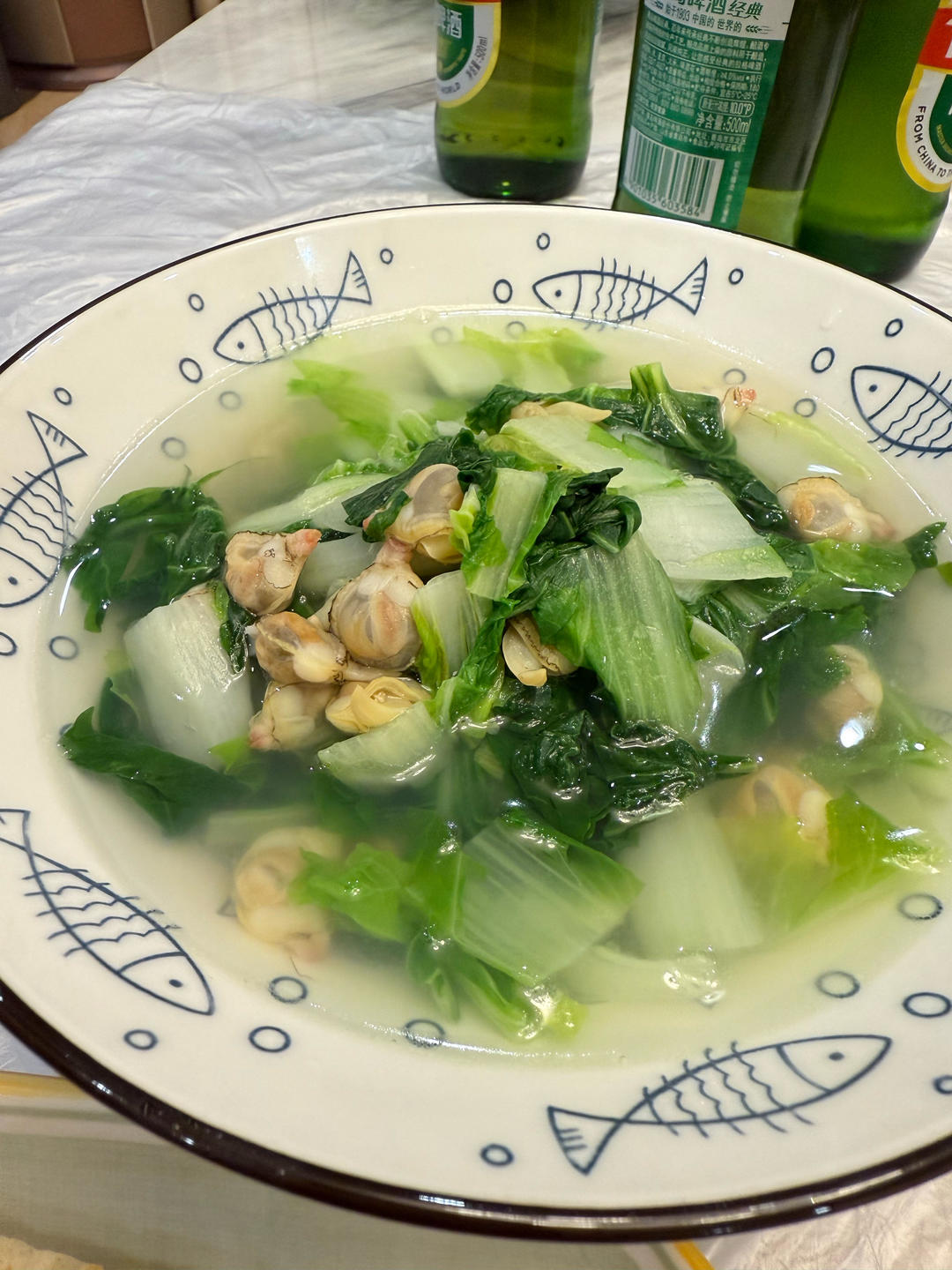 蛤蜊小白菜