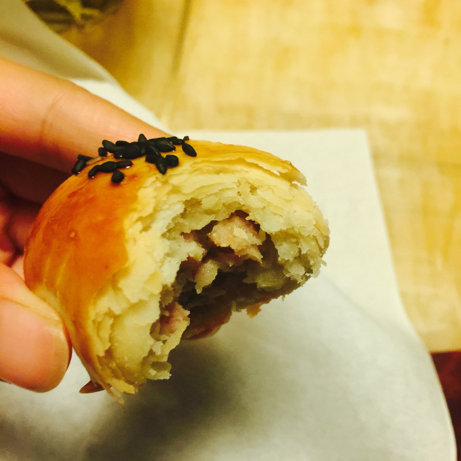 苏式榨菜鲜肉月饼