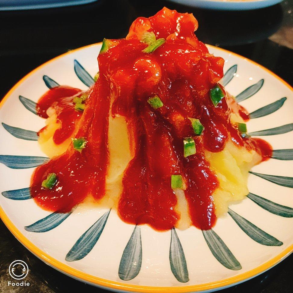 网红火山土豆泥