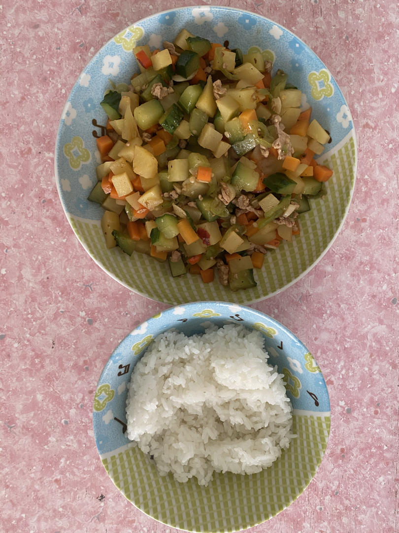炒三丁