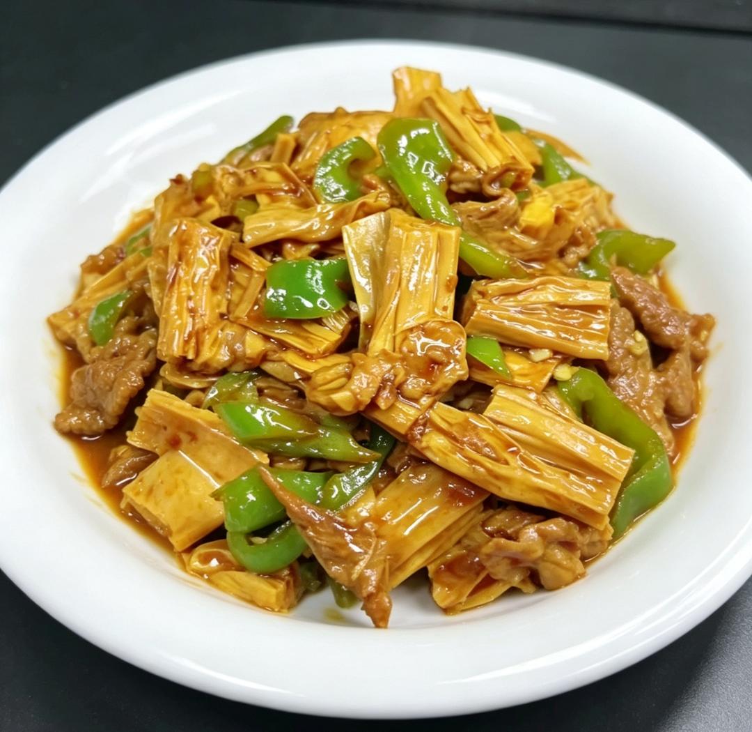 腐竹炒肉