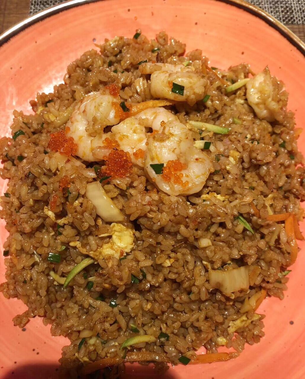 翻滚吧💥虾仁咖喱炒饭