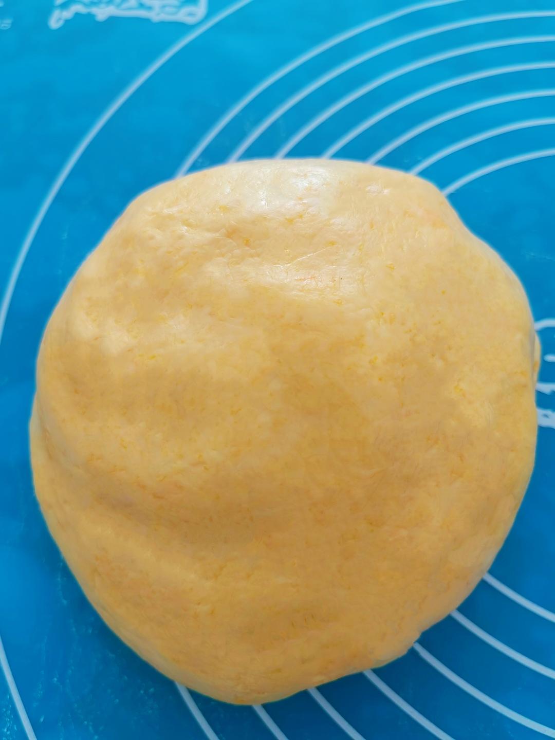 用南瓜做的南瓜豆沙包的做法 步骤13