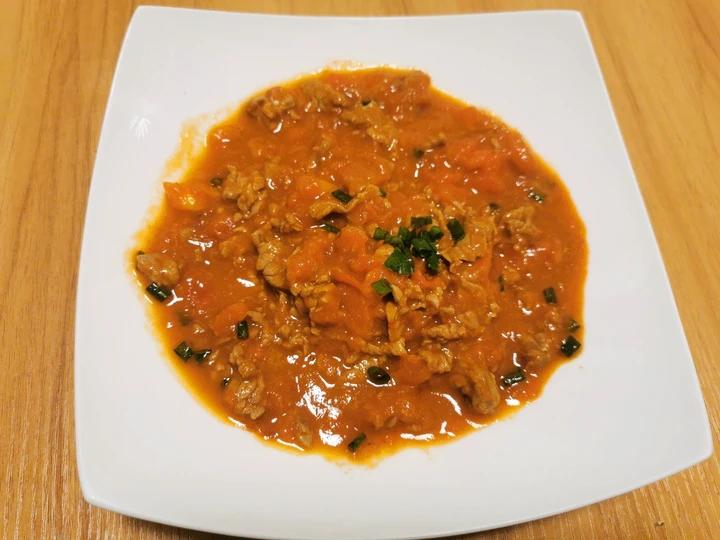 再挑食的孩子都喜欢吃的番茄炒牛肉