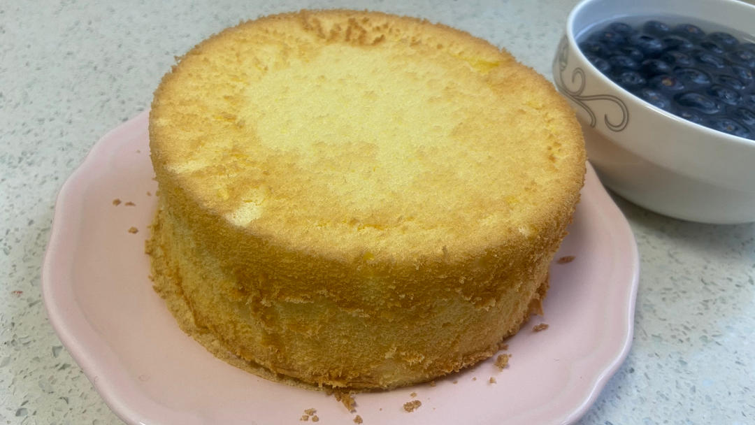 超柔软6寸戚风蛋糕(附8寸配方)零失败 超详细‼️含操作视频