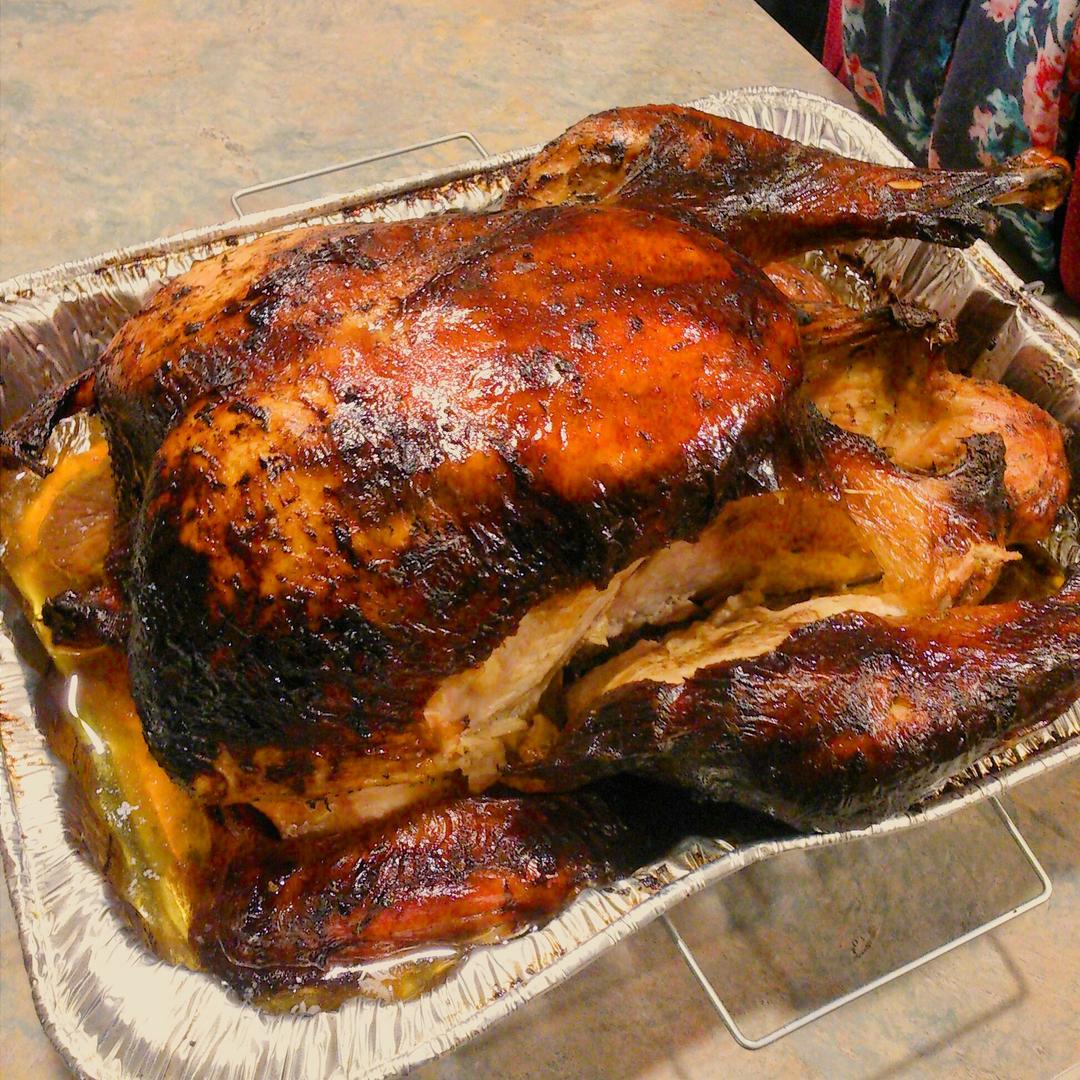 yyc做的大火鸡烤火鸡