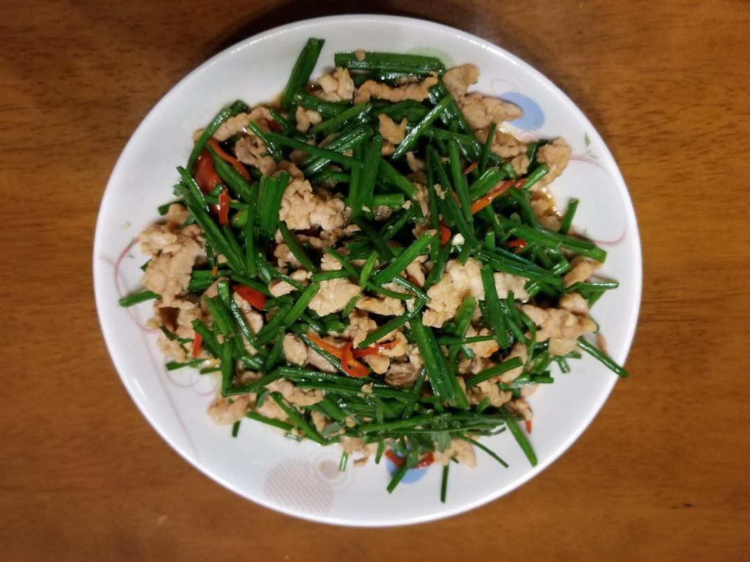韭花炒肉