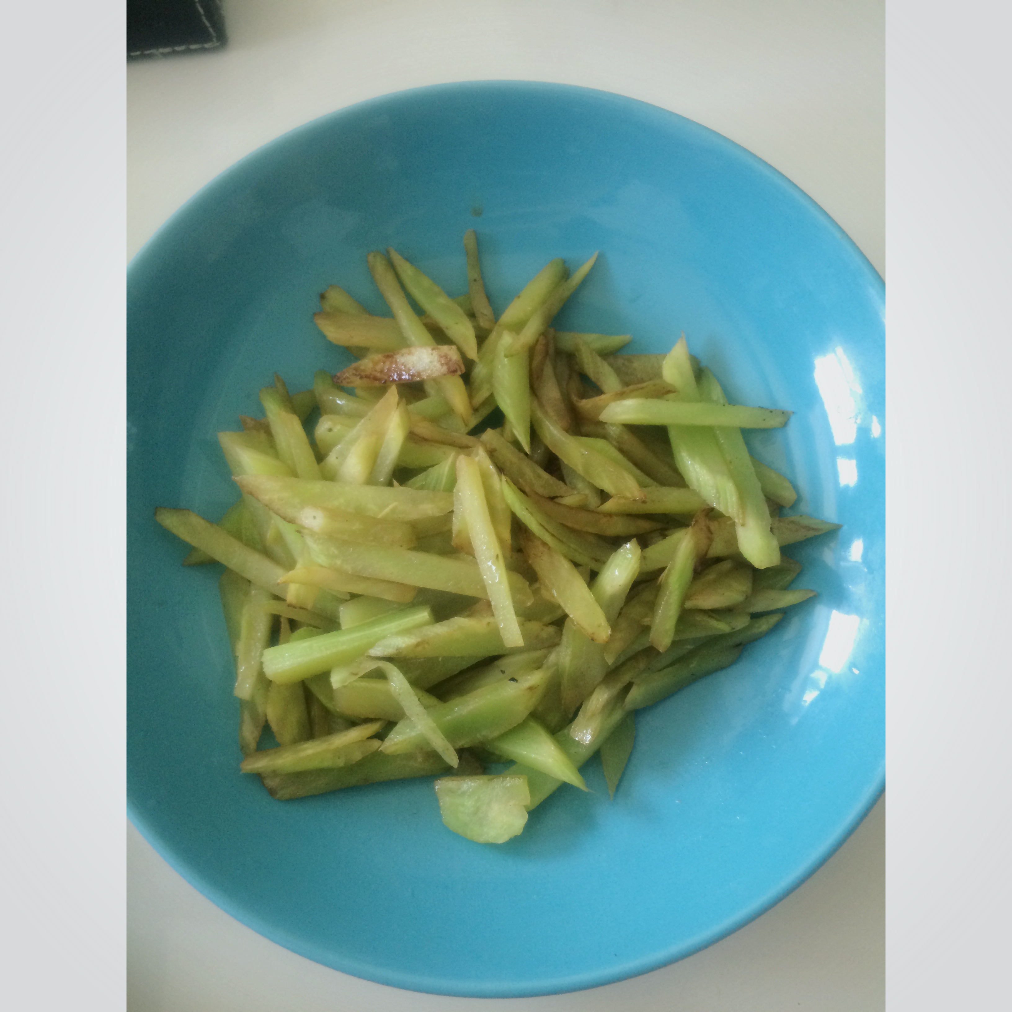 清炒莴笋丝