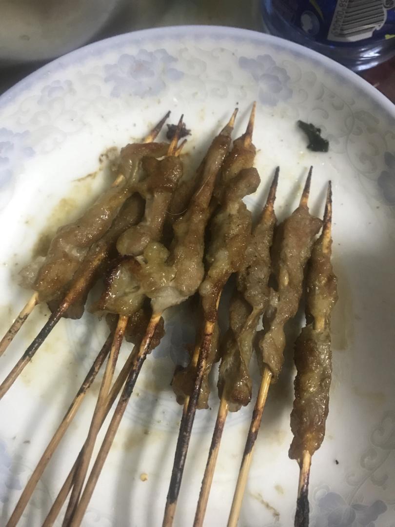 香喷喷的烤肉串