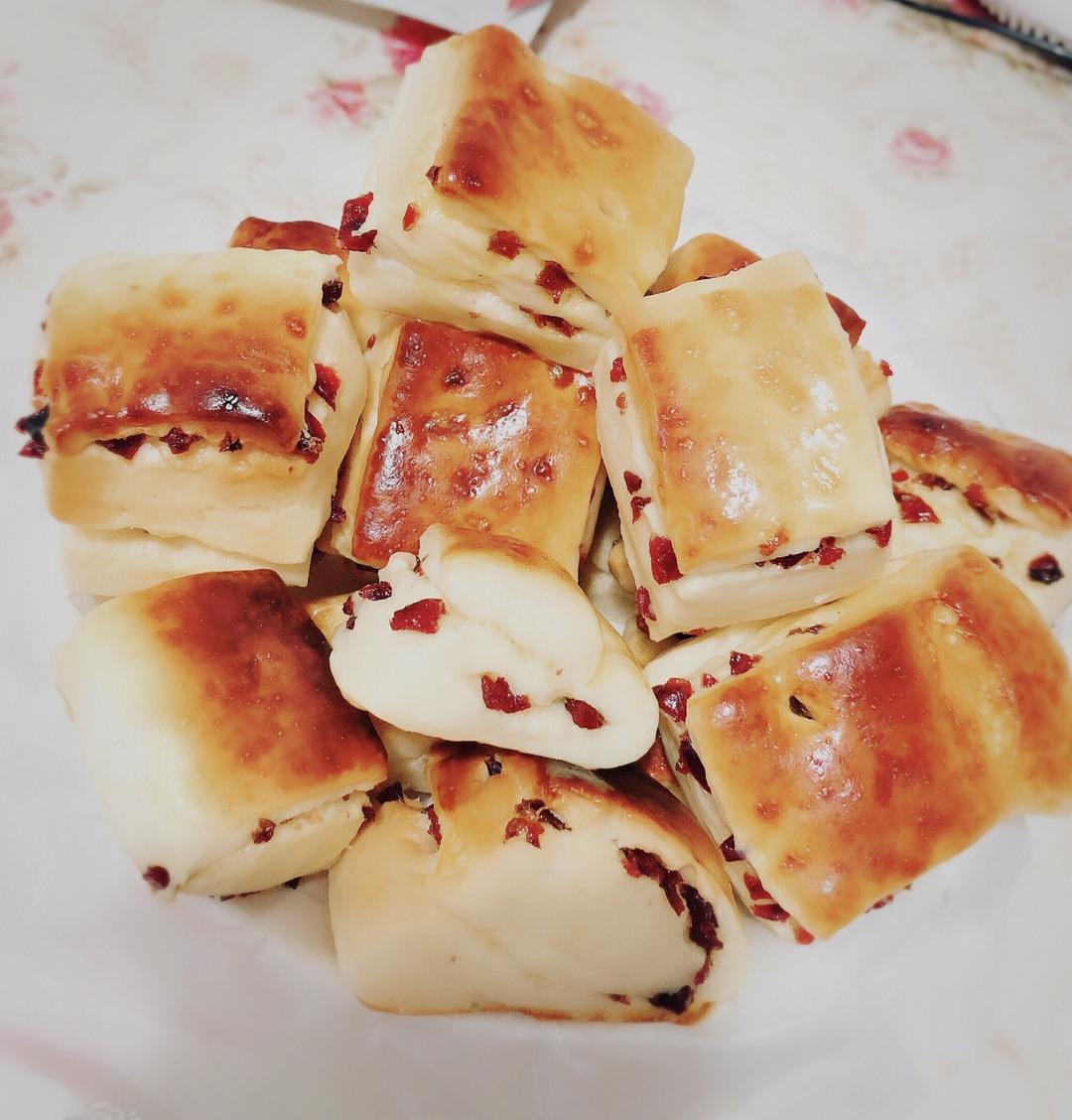 蔓越莓优格小面包块