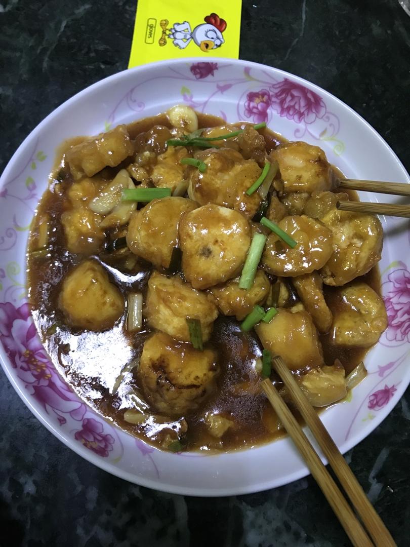 脆皮茄汁日本豆腐